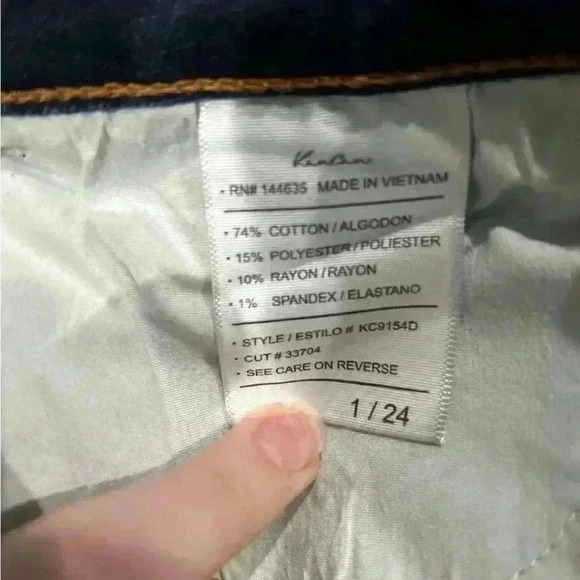 Kancan high rise blue distressed jeans in size 24 - Picture 9 of 9